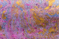 Fuchsia marbled paper
