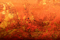 Red marbled pape