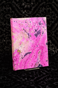 Fuchsia Marbled Diary