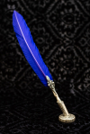 Feather with Blue Nibs